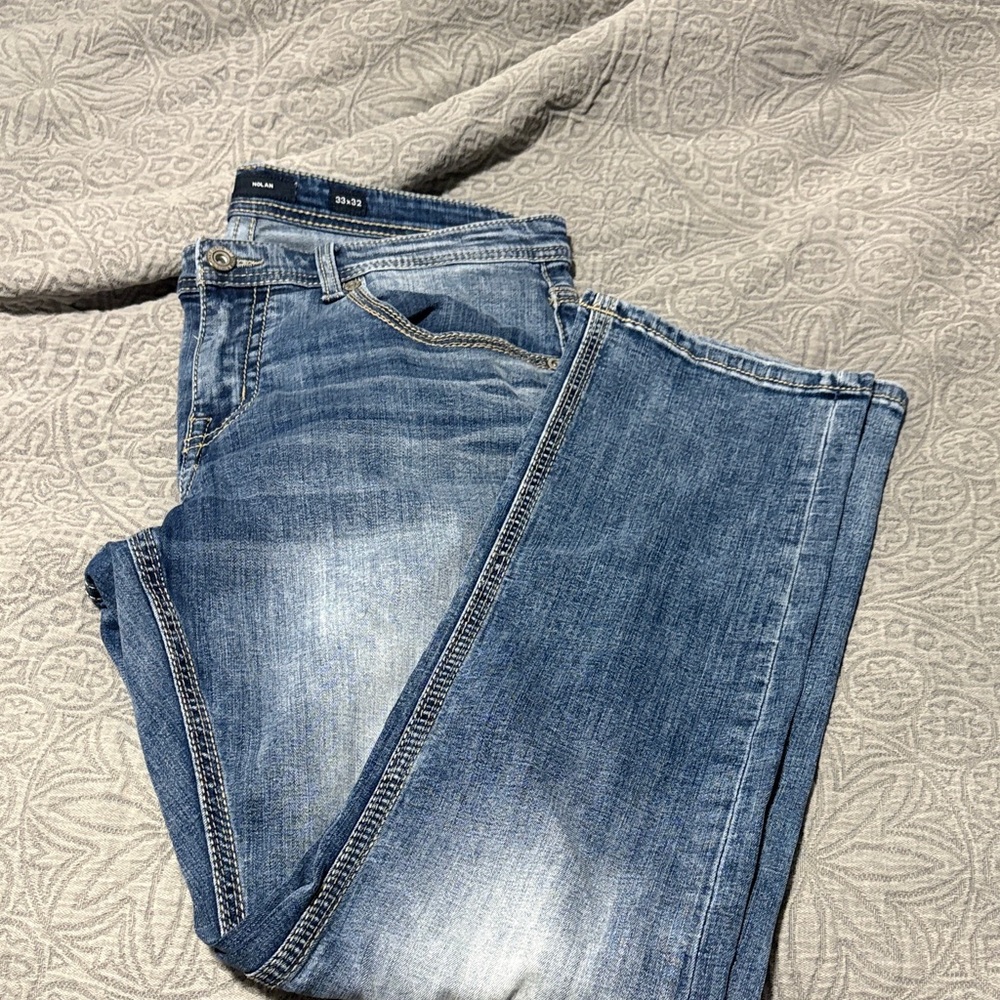 BKE Classic Indigo Straight Leg Jeans